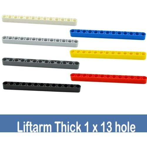 Leduo Construction 41239 1x13 Thick Hole Assembles Particles Car Robot Arm Liftarm Building Blocks DIY Technical Toys