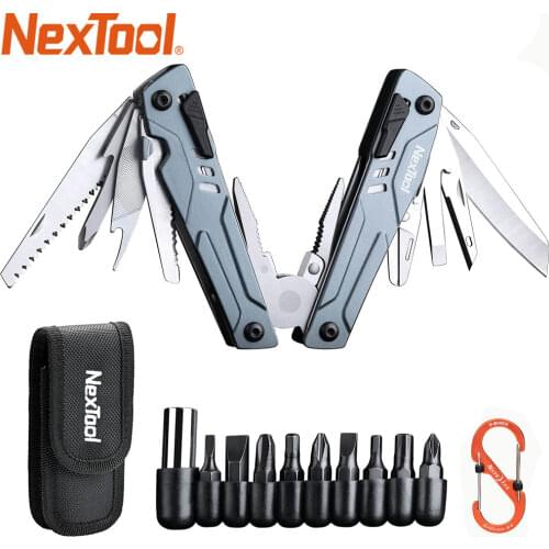 NexTool NE20045 Sailor Pro 14-In-1 Multi-Function Tools Folding Pliers Camping Hiking Portable Scissors Opener Screw Drivers Saw