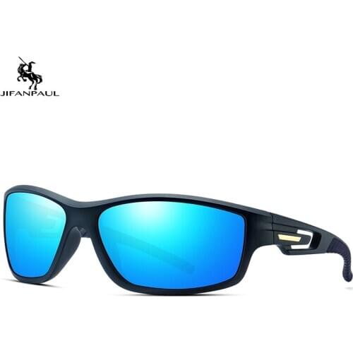 JIFANPAUL Sun Glasses For Men Square Eyewear Gafas Sol Ultralight Polarized Sunglasses Men Racing car Sunglasses free shipping