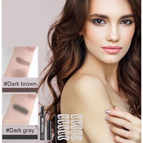 Brow Stamp and Stencil Kit Natural And Convenient Makeup Tool Easy To Use Great Gift For Friends Family And Lovers