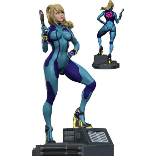 1/24 75mm 1/18 100mm Resin Model Kits Star Girl Fighter Figure Unpainted No Color RW-013