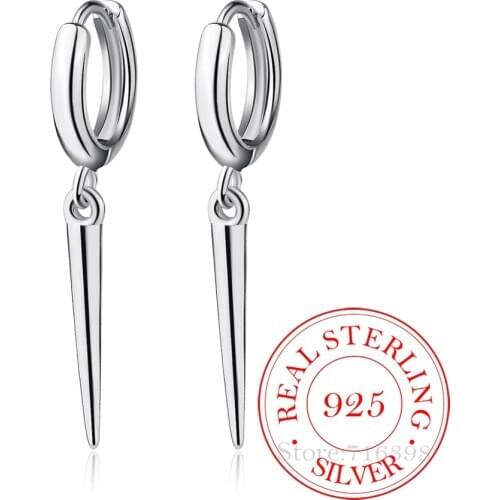 Korean Crystal Geometric Earrings For Women 925 Sterling Silver Earrings oorbellen pendientes 2021 Fashion Jewelry brincos