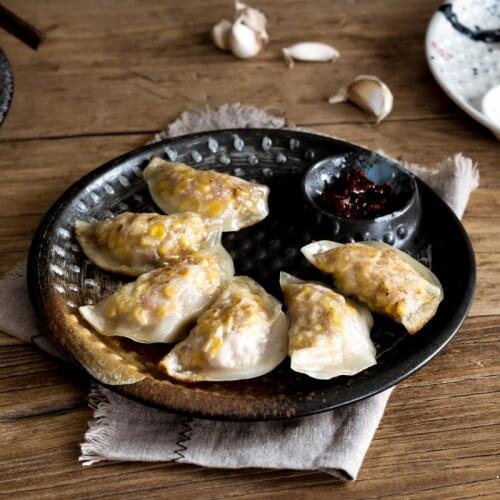 Japanese-style creative ceramics household with style plate sushi plate dishes divided grid plate dumpling plate with dipping sa