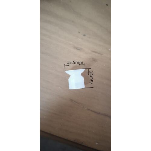 100pcs high quality white rubber Sucker