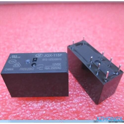115F 012-1ZS3 JQX-115F 012-1ZS3 HF115F-012-1ZS3-12VDC JQX-115F-012-1ZS3 12VDC DC12V 12V 16A 250VAC DIP8