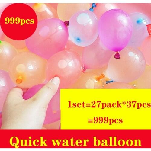 222/999PCS Fast Water-Filled Balloon Childrens Water War Game Supplies Childrens Summer Outdoor Beach Toy Party