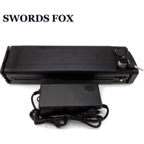 36V 15ah 16ah electric bike Top Discharge silver fish battery for 500w motor lithium battery Aluminum housing with Charger