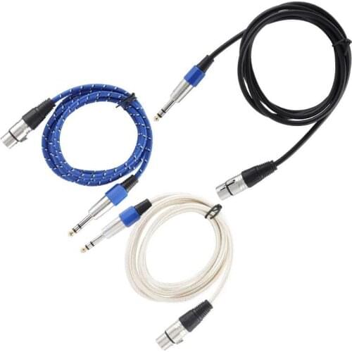 Accesorios automovil stereo cable 6.35mm Shielded Car Audio Line Modified Interconnect Cable 1.8m automobiles subwoofer cable