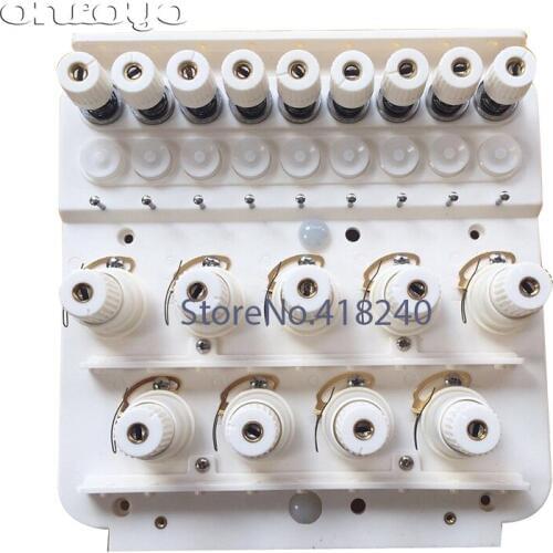 Computer Embroidery Machine Accessories 9 Needle nine-pin Thread Clip Assembly Clip Line Seat With Accessories