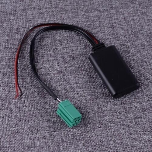 Car 6 Pin Stereo Radio Bluetooth Adapter Wireless AUX Cable Fit For Renault Clio Espace Kangoo Laguna Megane 2005-2011