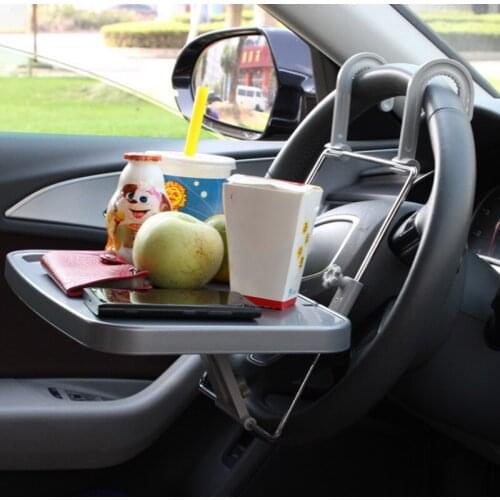 Car Auto Dining Table Food Back Seat Folding Tray Cup Holder Drink Desk for Kids Children BIN