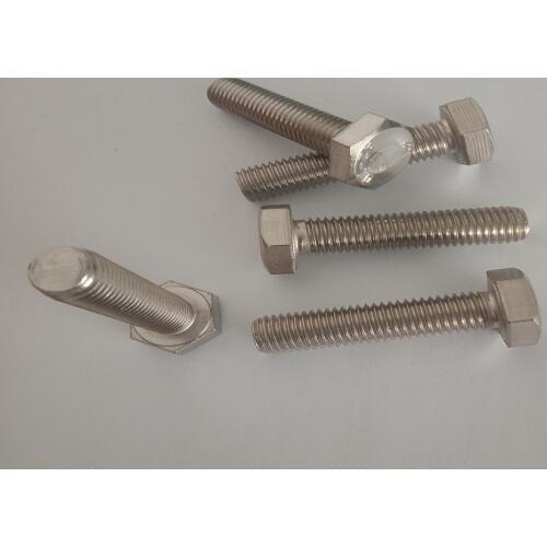Free delivery 304 stainless steel hex head bolt DIN933 M10*16 18 20 22 25 30 35 40 45 50 55 60 65 70 75 80 90 100