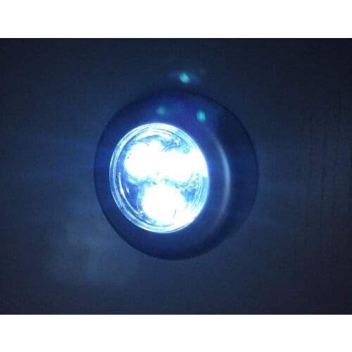 3pcs wireless led Night light Lamp Battery Powered Wall Light Touch Lamp Baby luces for car boot wardrobe Kitchen Cabinet Closet