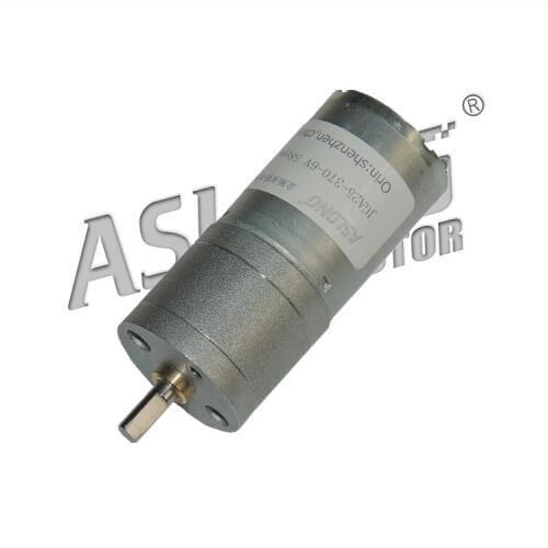 JGA25-370 DC gear motor intelligent robot motor smart car motor 3V 6V 12V 24V 6rpm-915rpm