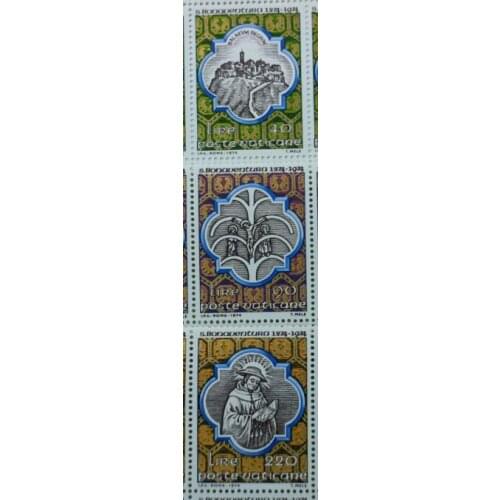 A36 3PCS vatican, 1974， Post Stamps Postage Collection