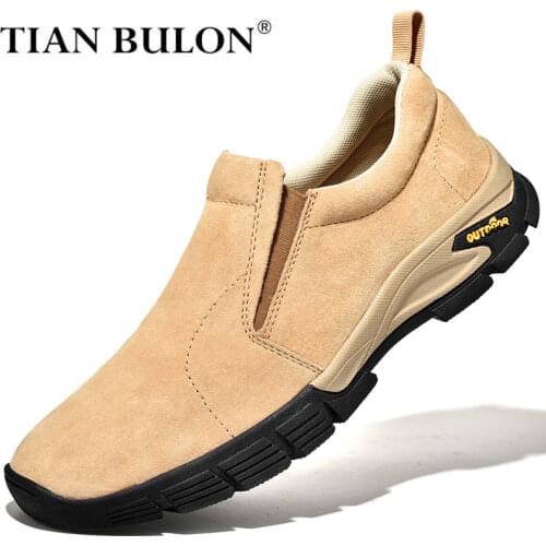 Genuine Leather Mens Casual Shoes Comfortable Mens Sneakers High Quality Designer Shoes Men Slip on Moccasins Zapatos Hombre