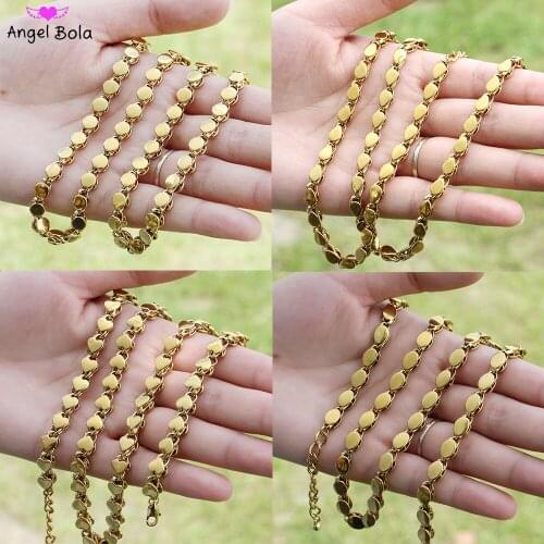 Fashion Gold Womens Necklace Muslim Islamic Jewelry Wedding Banquet Accessories Jewelry Gifts Wholesale Simple Necklaces