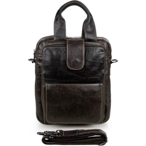 JMD 100% Genuine Leather Genuine Leather Mens Handbag Small Messenger Bag 7266J