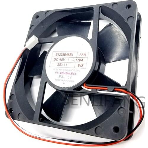 Original E1225E48B1 FSR 48V 0.170A 12CM 12025 3-wire cooling fan