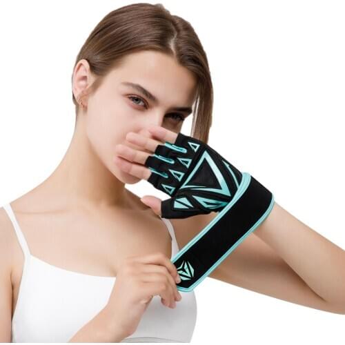 Veidoorn Professional non-slip weightlifting gym gloves wrist protecting breathable exercise gloves sports fitness