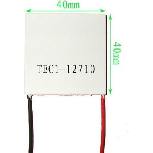 TEC1-12710 10A 40mm*40mm Ceramics Semiconductor Refrigeration Cooling Peltier