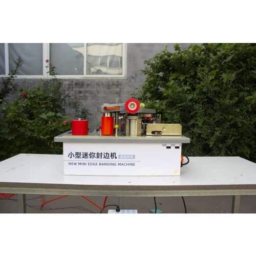 Woodworking portable edge banding machine home improvement mini 1200W can be used with saw table