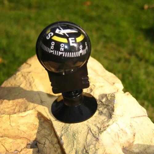 Practical Vehicle Mounted Compass Direction Adhesive Compasses Outdoor Direction Guidance Tool Auto Spherical Ball