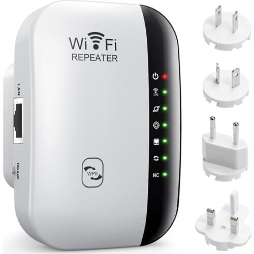 Wifi Range Extender Wifi Signal Amplifier Internet Booster Network Router Wireless Signal Repeater 1PC