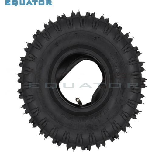 Electric scooter vehicle 4.10/3.50-4 410/350-4 ATV Quad Go Kart 47cc 49cc Chunky 4.10-4 Tire inner tube Fit All Models 3.50-4 4"