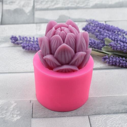 Rose/Peony Various Flowers Candle Silicone Mold Soap Mould Plaster Mold DIY Soap Mold Candle Making Supplies Resin Moids