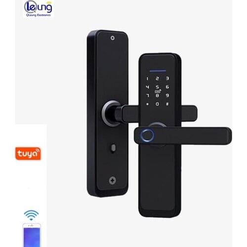 S801 Smart Tuya TTlock APP Digital Fingerprint Password Card Key Wifi Smart Door Lock