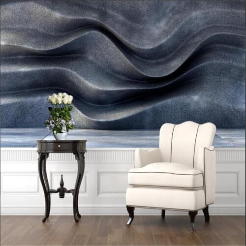 Modern 3D Stereoscopic Dark Gray Stone Geometric Background Mural Wallpaper 3D Bar Clothing Store Industrial Decor Wall Paper 3D