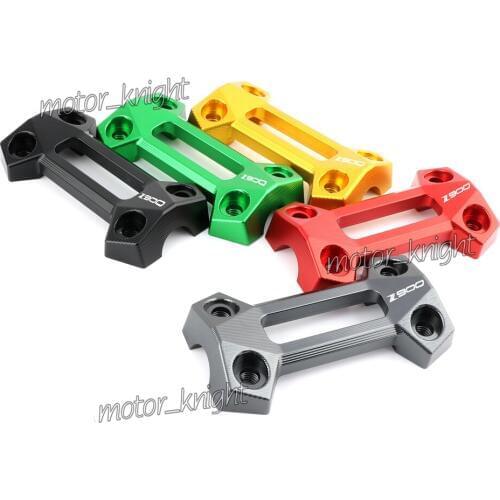 Motorcycle CNC Fat Handle Bar Risers Top Cover Mounts For Kawasaki Z900 2017-2018- 2019