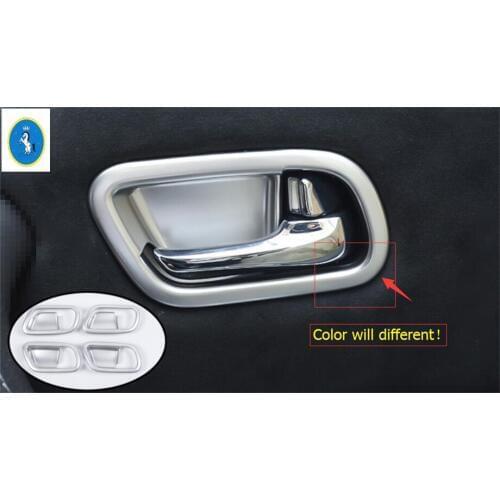 Yimaautotrims Auto Accessory Inner Door Handle Bowl Cover Trim Fit For Nissan Armada Patrol Royale Nismo Y62 2016 2017 2018 ABS