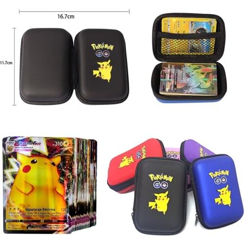 2021 Pokemon Holographic Card V MAX GX Children Battle Spanish Version Game with Pikachuca Bag