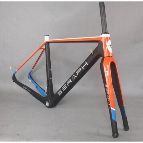 2021 SERAPH Gravel 700C Carbon Bike Frame,SERAPH bikes Thru Axle 142mm Gravel Di2 Carbon Cyclocross Frame Disc GR029