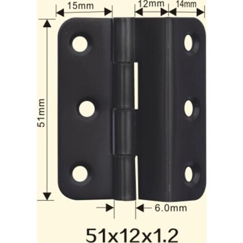 Freeshipping 51*12*1.2mm Iron Metal Hinge Sewing Machine Folding Table Furniture Flip Tray Hinges Big Door Hinges