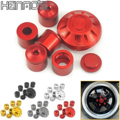 For Piaggio Vespa GTS Sprint Primavera LXV LX 125 150 200 250 300 Decorative Hubcap Side Screw Cap Wheel Hub Cover GTS250 GTS300