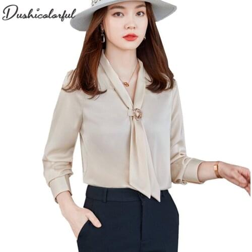 Женские рубашки в полоску Dushicolorful China At AliExpress