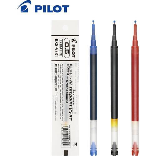Pilot Gel Pen Refill 0.5 mm BXS-V5RT Hi-tecpoint V5 RT Ink Cartridge Japan School Supplies 1Pcs