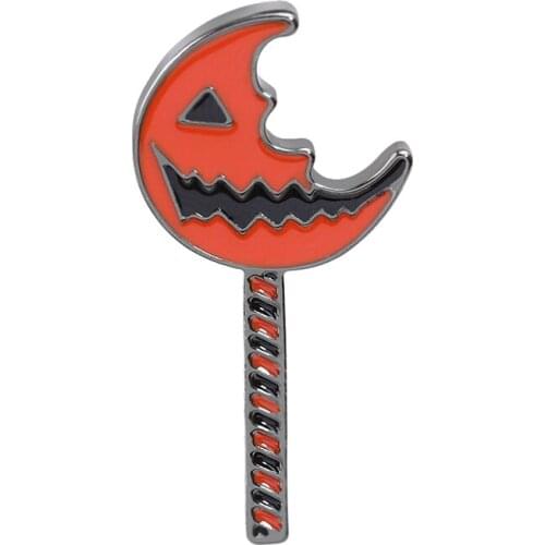Halloween Cactus Pumpkin Monster Brooch Skeleton Enamel Pin Badge for Women Man Jackets Lapel Pins Kids Jewelry Gift
