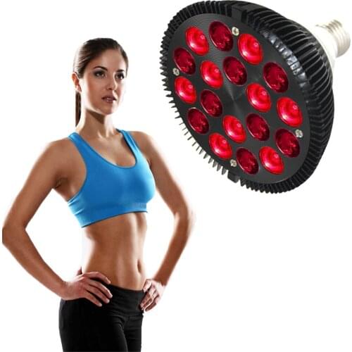 IDEAINFRARED Red LED Light Bulb 660nm Red Light Therapy Lamp 850nm Infrared LED Light Therapy/ Par054 Grow Bulb
