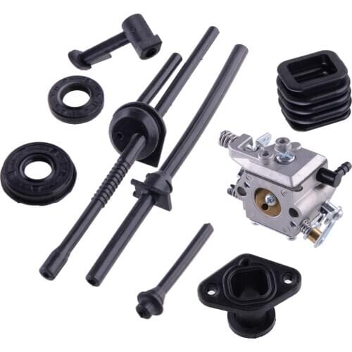 High Quality Carburetor Carb Kit Fuel Oil Filter Line Seal Fit for Chinese Chainsaw 2500 25cc