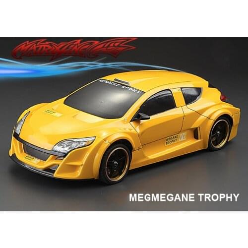 1/10 Megane Trophy RS 1:10 RC PC body shell 195mm width Transparent clean no painted drift body shell RC hsp hpi trax Tamiya
