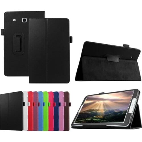 Tablet Leather Case For Samsung Galaxy Tab S7 T870 E 9.6 SM-T561 S6 Lite P610 S5E Cover Flip Stand PU Leather Protective Coque