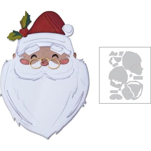 2020 New Santa Claus DIY Metal Cutting Dies and Merry Christmas Die Paper Cut Scrapbooking For Crafts Card Making no Stamps Sets
