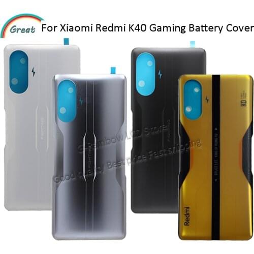 New Back Cover For Xiaomi Redmi K40 Gaming Battery Cover Rear Door Housing For Redmi K40 Gaming Edition K40 Back Case