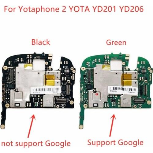 Used Original For Yotaphone 2 YOTA2 YD201 YD206 2GB+32GB Cell Phone Motherboard Mainboard Repair Replacement Accessories