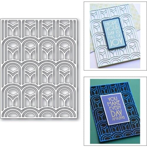 Square Frame Cutting Dies 2021 New Background Die Cuts for Scrapbooking Steel Craft Art Card Making Decorative Die Template