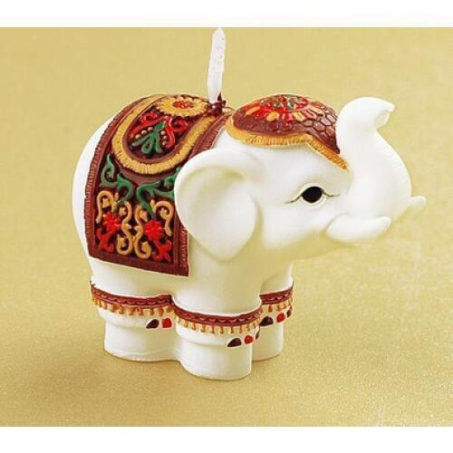 PRZY Silicone Fondant Molds Thai Elephant Candle Mold Silicone Soap Mold Mould Clay Resin DIY Manual Moulds Aroma Stone Moulds